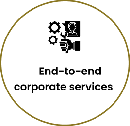 End-to-end corporate services